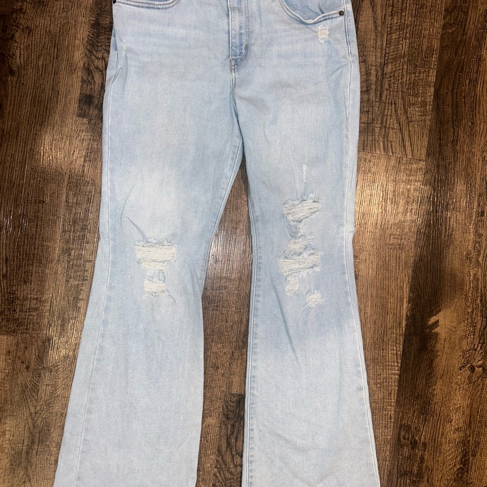 Classic Light Blue Boot Cut Jeans